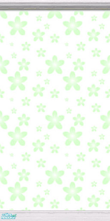 Sims 2 — D2DKids Flower - Green 01 by D2Diamond — ...