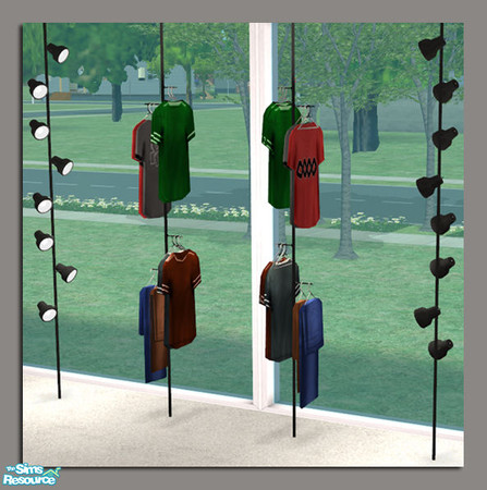 Sims 2 — Display Clothing Pole MESH by DOT — Display Clothing Pole MESH Shop Display. Sims2 by DOT of The Sims Resource.