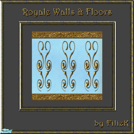 Sims 2 — Royale Walls & Floors Set 1  - Floor 7 by filizk — These floors are for the sims, who love to live in utmost