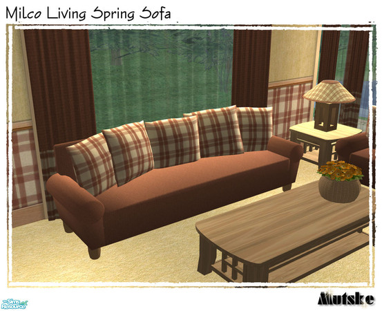 Sims 2 — Milco Spring Living - Sofa by Mutske — Recolor of my Milco Livingroom set.