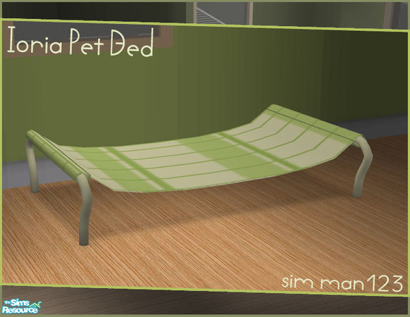 Sims 2 — Ioria Bedroom Add-ons - Pet Bed by sim_man123 — Pet Bed for my Ioria Add-ons set.