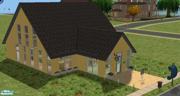 Sims 2 — Corner Flowers by stormykaos — Your regular everyday corner flower shop.