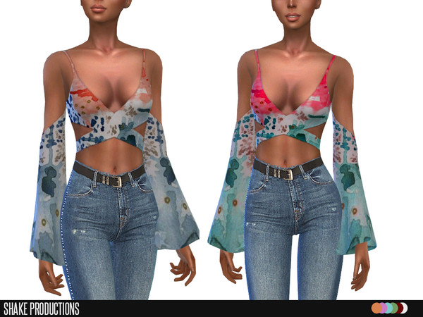 Sims 4 — ShakeProductions 77-9 by ShakeProductions — New Mesh 4 Colors