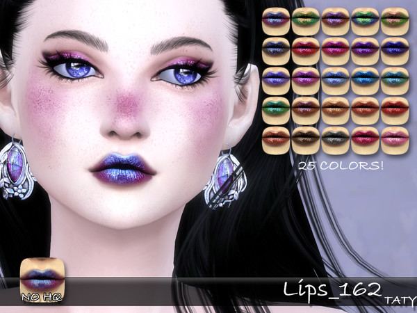 Sims 4 — [Ts4]Taty_Lips_162 by tatygagg — - Female - Human, Alien - Teen to Elder - Hq Compatible
