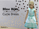 Sims 4 — Cycle Dress   by EmilyLovesToSim — Hello It's me with my first clothing item right now we have A light blue