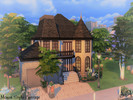 Sims 4 — Manor Style Cottage by silentapprentice2 — Manor Style Cottage for single family. Plans found on