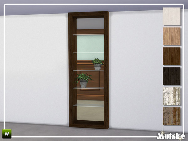 Sims 4 — Roomdividers Glass Tal 1x1 by Mutske — Use it just to divide your room. BB.Moveobjects might be needed for using