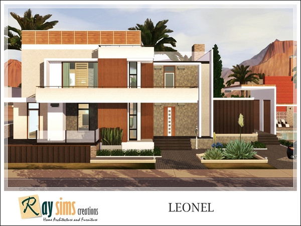 Sims 3 — Leonel by RayDesign9 — New modern house for you! This interior and exterior house designed with contemporary