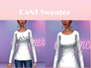 Sims 4 — GANT Sweater by emelieze — I created this sweater mostly because my best friend was upset there wasn't a single