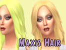 Sims 4 — Pull Up Hair - Carol Series 1 by SilaxCreates_ — this is a maxis match series of hair's that are preferably good