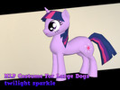 Sims 4 — MLP Costume For Large Dogs by arikasa2 — MLP Costume For Large Dogs (require PetEP) Twilight Sparkle Version