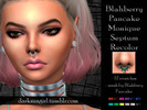 Sims 4 — Blahberry Pancake Monique Septum Recolor - Mesh needed by DarksunGirl — - comes in 12 swatches - mesh by