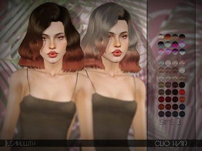 Sims 3 — LeahLillith Clio Hair by Leah_Lillith — Clio Hair All LODs smooth bones hope you will enjoy^^