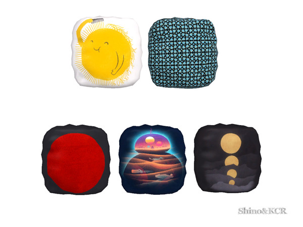 Sims 4 — Japan Living - Pillow by ShinoKCR — Furniture with Japanese Touch in Clutter