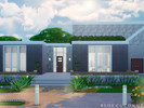 Sims 4 — Modern Tranquility  by BlueCoconut — Full of natural light, this spacious house will delight your sims. It has 3