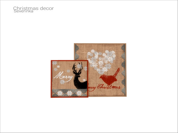 Sims 4 — [Christmas decor] - Christmas paint by Severinka_ — Christmas handmade paint From the set 'Christmas decor'