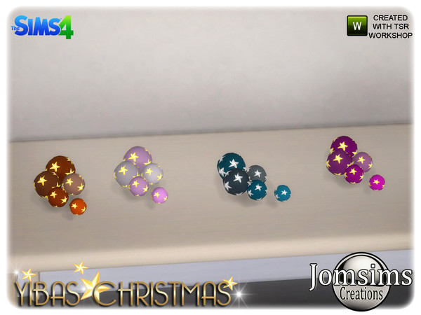 Sims 4 — yibas ball deco for table more small by jomsims — yibas ball deco for table more small
