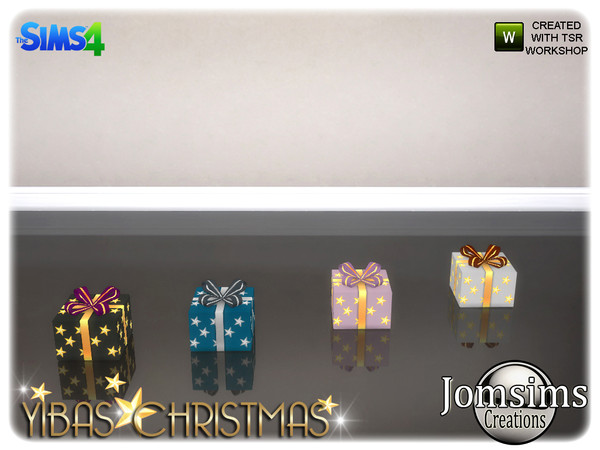 Sims 4 — yibas christmas deco gift box  2 more small by jomsims — yibas christmas deco gift box 2 more small