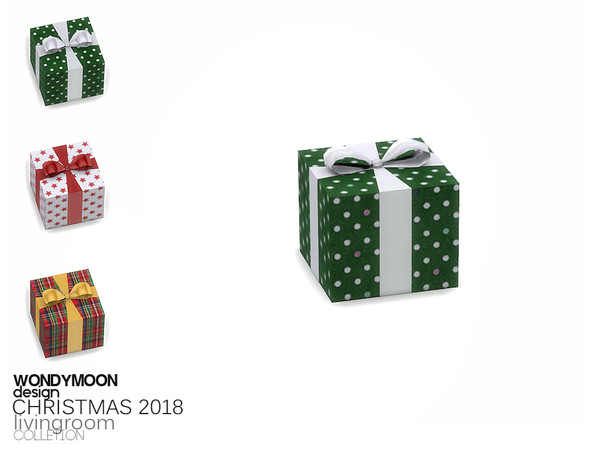 Sims 4 — Christmas 2018 Gift II by wondymoon — - Christmas 2018 - Decorations - Gift II - Wondymoon|TSR - Creations'2017