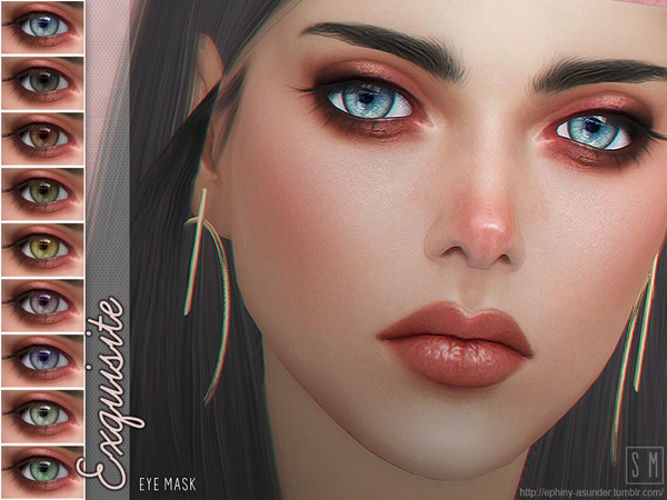 Sims 4 — [ Exquisite ] - Eye Mask by Screaming_Mustard — A new eye mask. For males and females, toddler +. With custom