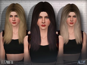 Sims 3 — Ade - Elizabeth by Ade_Darma — New Hair Mesh No Morph all Bones assigned All LODs 