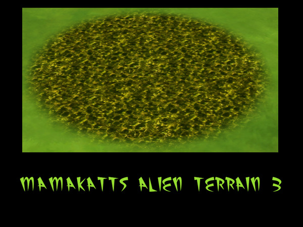 Sims 4 — Mamakatts Alien Terrain 3 by wytewynter — nothing makes your alien Sim feel more at home than his native soil. 