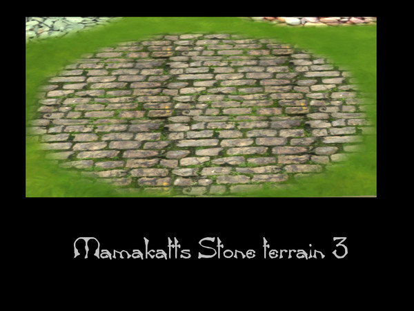 Sims 4 — Mamakatts Stone Terrain 3 by wytewynter — Stone terrain adds character tou your lovely gardens