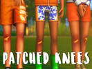 Sims 4 — Kid's Patched Knees by ratboysims — Some knee bruises and patches for kids! Comes in 7 swatches with different