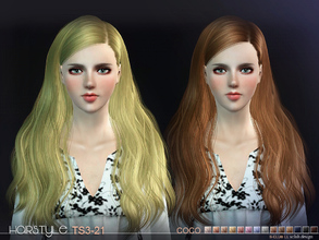 Sims 3 — S-CLUB HAIR TS3--21 by S-Club — Hi everyone! Here is my n21 hair for TS3 too! You can find the hair clipper on