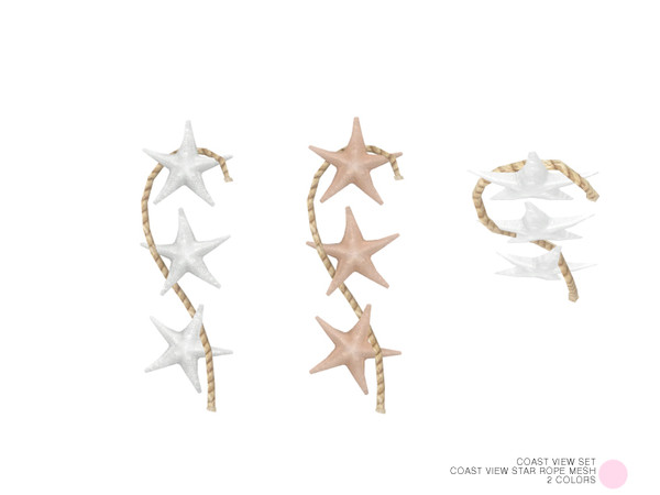 Sims 4 — Coast View Star Rope Mesh by DOT — Coast View Star Rope Mesh by DOT of The Sims Resource