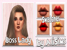 Sims 4 — AliSims - BossLady Lips by AliSims_ — ~ AliSims - BossLady Lips ~ This is the first piece of CC I have made so I