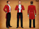 Sims 4 — Bruxel - Royal Footmen Uniform by Bruxel — The footman livery worn by palace staff that are found in royal