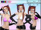 Sims 4 — Basic Triangle Tops by unipatronus — Triangle bikini tops in brights and pastels. 14 colors