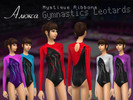 Sims 4 — Alyouksa Mystique Ribbons Gymnastics Leotards by Alyouksa — Alyouksa Mystique Ribbons Gymnastics Leotards 5