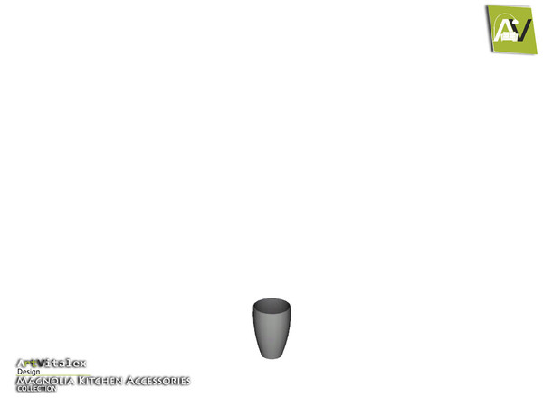 Sims 4 — Magnolia Coffee Mugs    by ArtVitalex — - Magnolia Coffee Mugs - ArtVitalex@TSR, Dec 2017