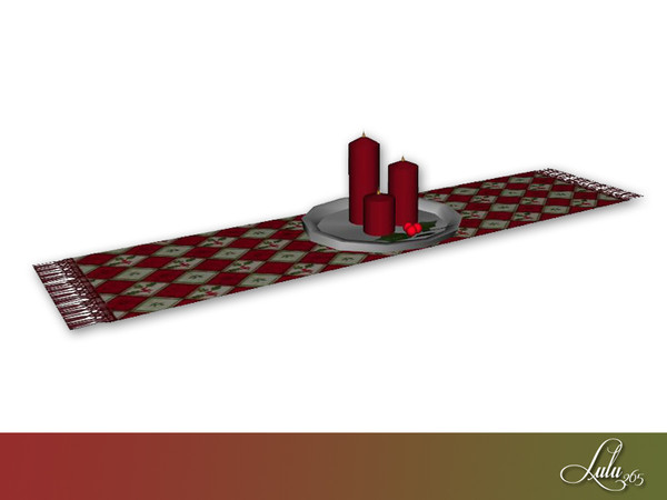 Sims 4 — Yuletide Living Table Decor  by Lulu265 — Part of the Yule Tide Living Set