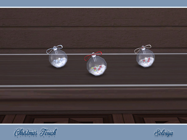 Sims 4 — Christmas Touch. Christmas Decorative Accesory by soloriya — Christmas decorative accessory. Part of Christmas