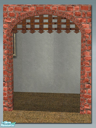 Sims 2 — Portcullis - Recol 03 by Shakeshaft — Part of a new mesh Door set, includes a sturdy Castle Door and a