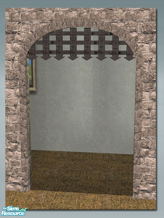 Sims 2 — Portcullis - Recol 02 by Shakeshaft — Part of a new mesh Door set, includes a sturdy Castle Door and a