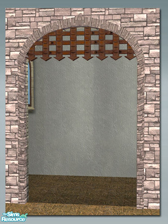 Sims 2 — Portcullis - Recol 01 by Shakeshaft — Part of a new mesh Door set, includes a sturdy Castle Door and a