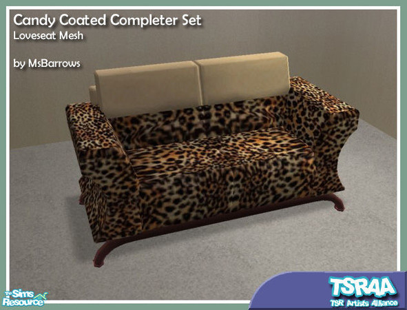 Sims 2 — Candy Coated Loveseat by MsBarrows — The Candy Coated Couch is another nice sofa that went with absolutely