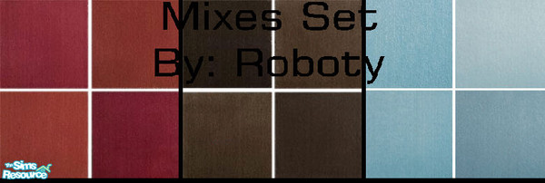Sims 2 — Mixes by Roboty — Here is a wonderful and modern set of three stylish well mixed carpeting for your sim's home.