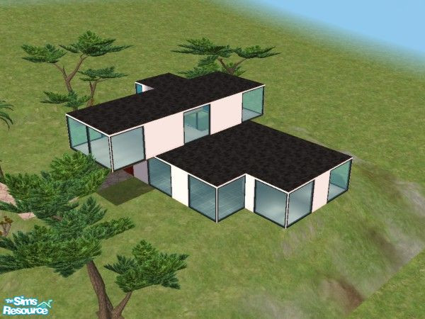 Sims 2 — Modern Marvel by handapanda — Nice modern home.