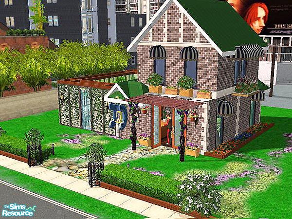 Sims 2 — Flower shop by huabanzhu — 