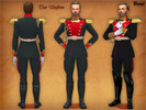 Sims 4 — Bruxel - Tsar Uniform by Bruxel — Formal royal uniform worn by the monarch of Russia around the 18th and 19th