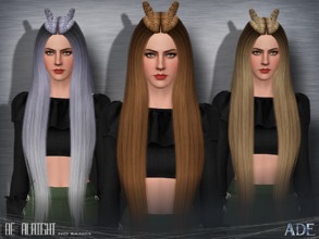 Sims 3 — Ade - BeAlright (No Bangs) by Ade_Darma — New Hair Mesh No Morph all Bones assigned All LODs