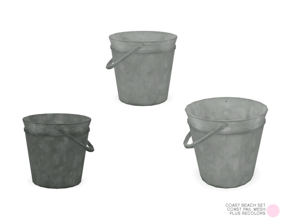 Sims 4 — Coast Pail Mesh by DOT — Coast Pail Mesh by DOT of The Sims Resource