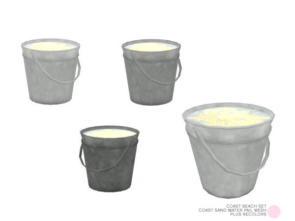 Sims 4 — Coast Sand Water Pail Mesh by DOT — Coast Sand Water Pail Mesh by DOT of The Sims Resource