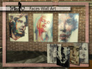 Sims 4 — FACES Wall Art Set by Mis_O — Set of beautiful oil paintings for your walls in 7 variations.