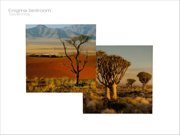 Sims 4 — [Enigma bedroom] - photomural by Severinka_ — Wall photomural with ethnic motives From the set 'Enigma bedroom'
